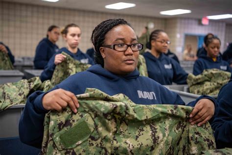 Navy Recruits Showering