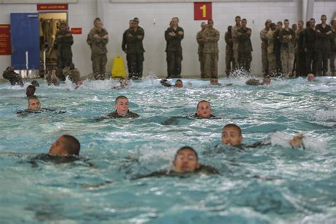 Navy Recruits Swimming