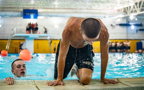 Navy Recruits Swimming