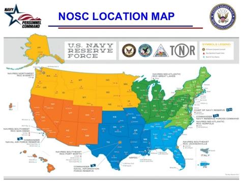 Navy Reserve Center Locations Map