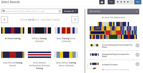 Navy Ribbon Rack Builder Tool User Reviews