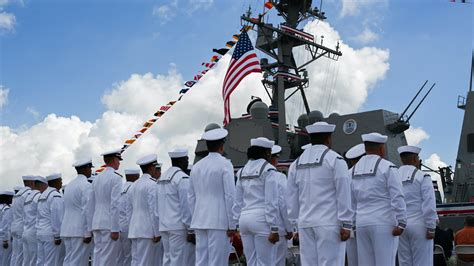 Navy sailor at sea