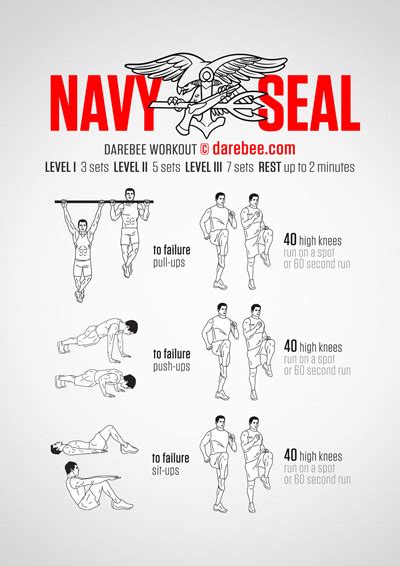 Description of Navy Seal Inspired Exercises