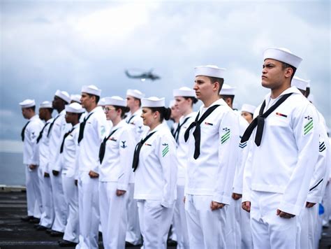 Brianna Williams in Navy Uniform