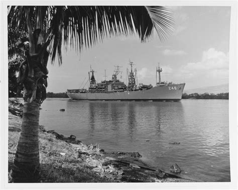 Navy Ship at Sea