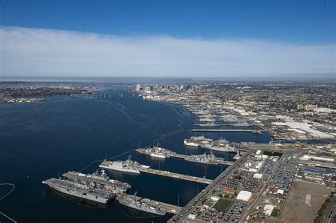 Navy Ships in San Diego Harbor