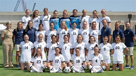 Navy Soccer Team in Action