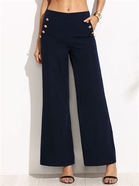 Navy Style Trousers