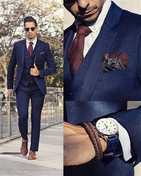 Navy Suit Accessories