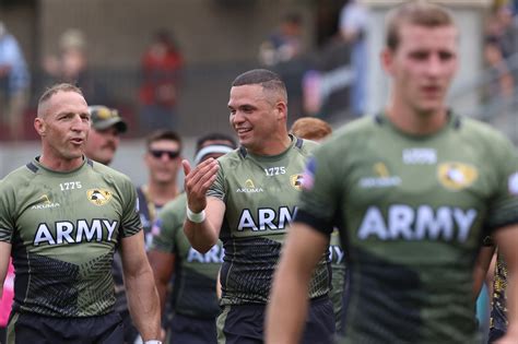 Navy team celebrating