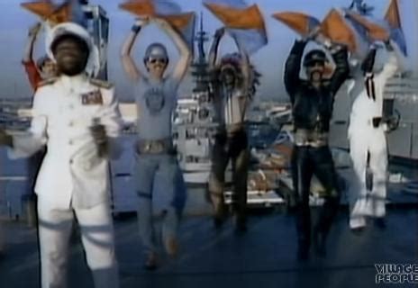 Navy Village People performing on stage