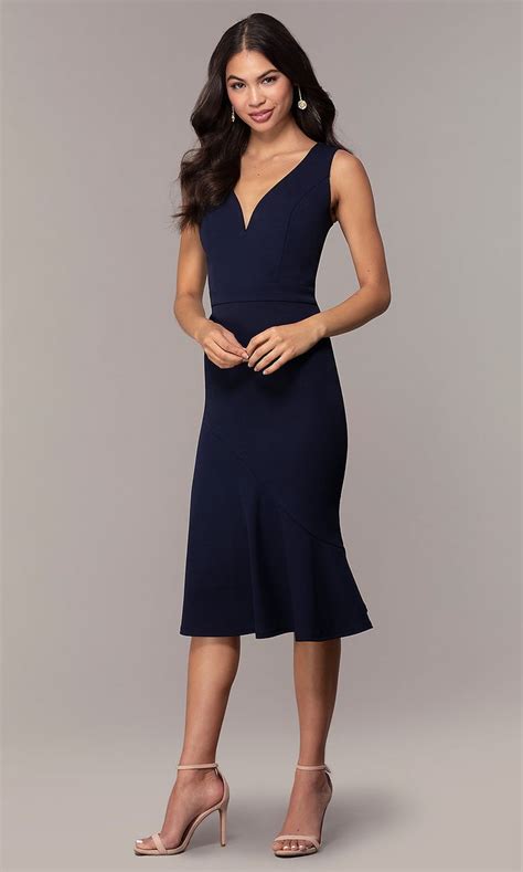 Navy Wedding Guest Dresses