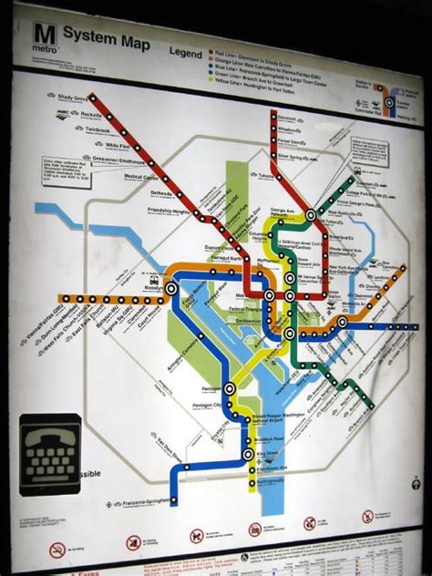 Navy Yard Metro Station Map