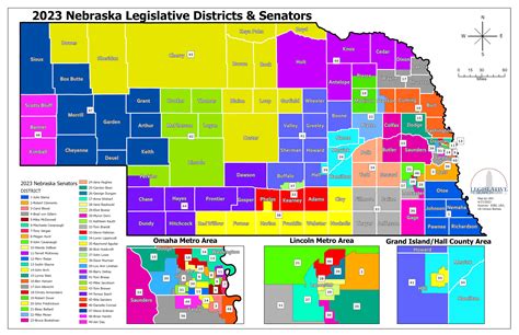 Nebraska Legislative District Map 2023