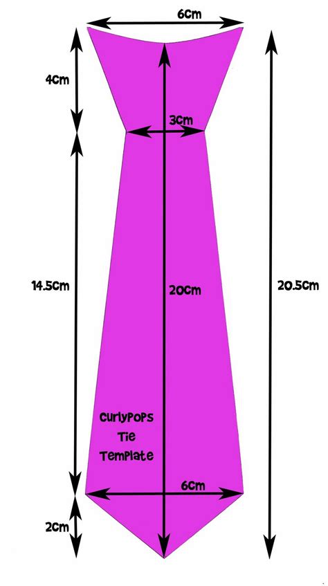 Necktie Pattern Measurements