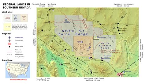 Nellis Air Force Base Location