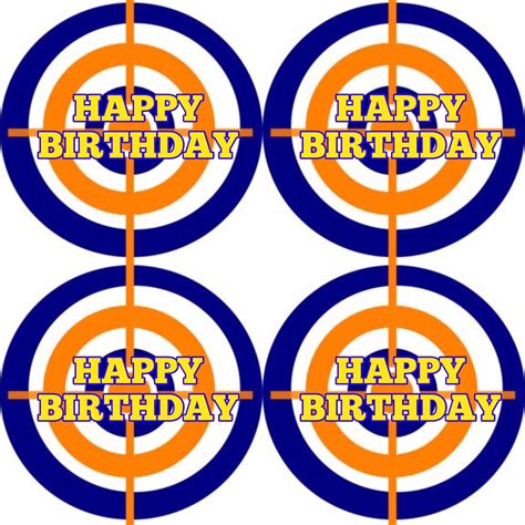 Nerf Gun Target Printables for Birthday Parties