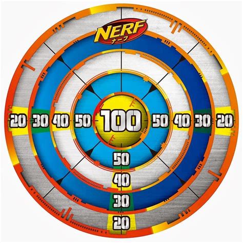 Nerf Gun Target with Different Point Values