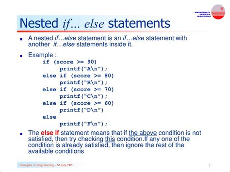 Nested IF Statements Example