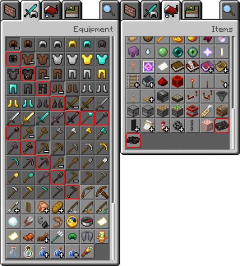 Netherite Tools And Armor Templates