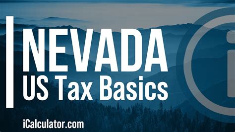 Description of Nevada Federal Tax