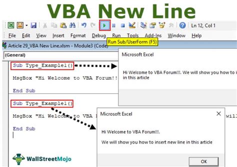 VBA MsgBox with new line using vbCrLf