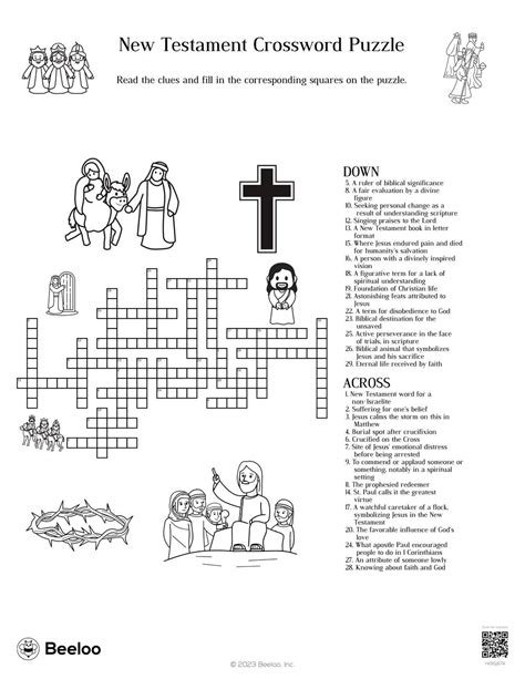 New Testament Crossword Puzzle