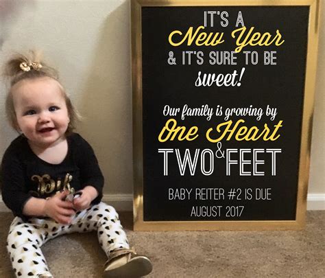 New Year Pregnancy Announcement