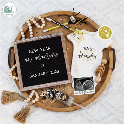 New Year Pregnancy Announcement Ideas