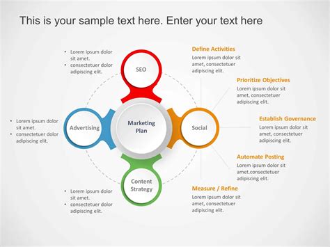 New Year's Marketing Plan PowerPoint template