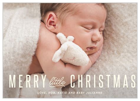 Newborn Christmas Card Family