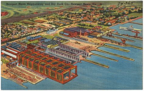 Newport News Shipyard Campus Map