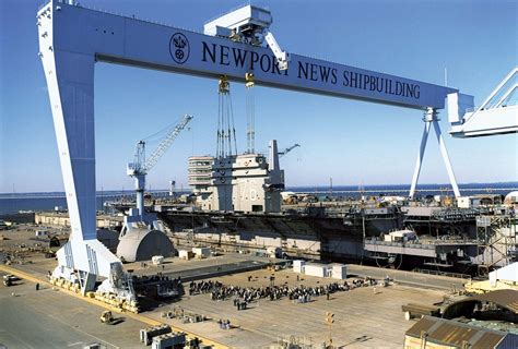 Newport News Shipyard Ship Dock