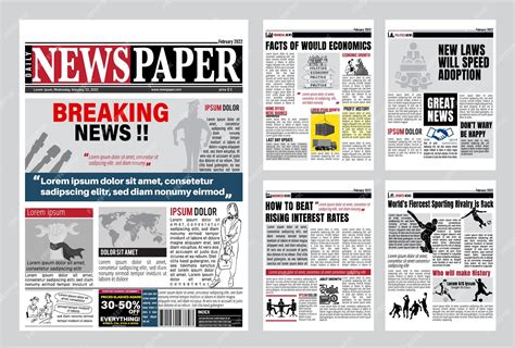 Newspaper Template Gallery Image 6