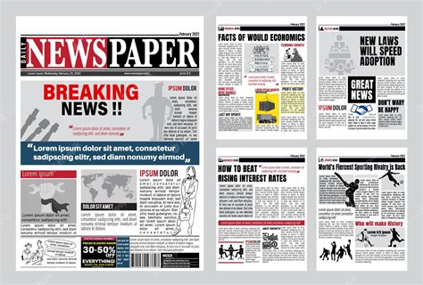 Newspaper Template Layouts