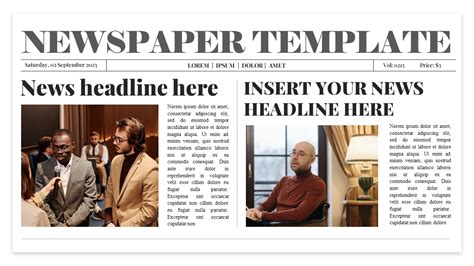 Newspaper Templates for PowerPoint