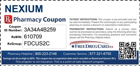 Nexium Coupon Expiry