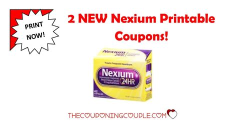 Nexium Printable Coupon Image