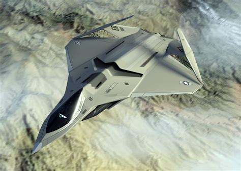 Next-Gen Stealth Planes Concept Art