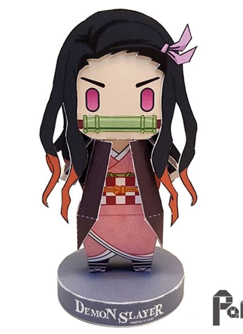 Nezuko Kamado Papercraft 9