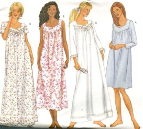 Nightgown Pattern Pieces