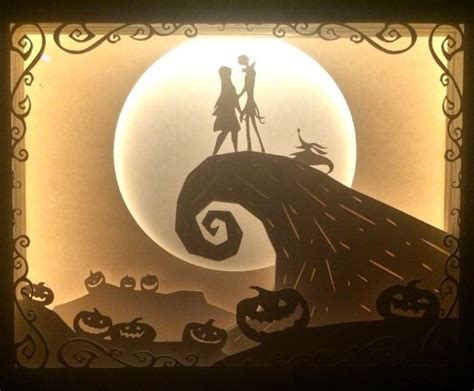 Nightmare Before Christmas Shadow Box Inspiration 8