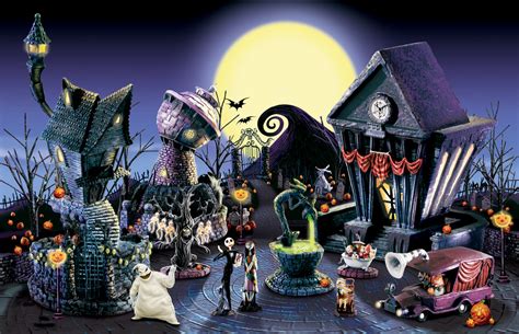 Nightmare Before Christmas Village Scene