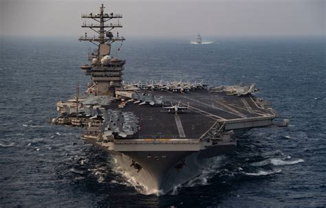 USS Nimitz in action