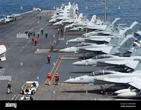 Nimitz Aircraft Carrier Deck Operations