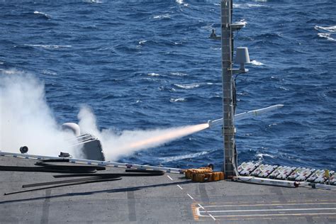 USS Nimitz Sea Sparrow Missile System