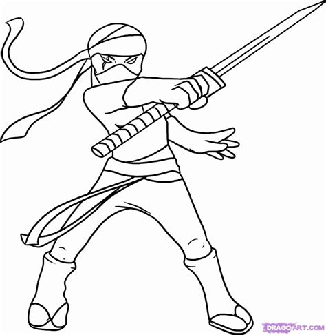 Ninja Coloring Pages