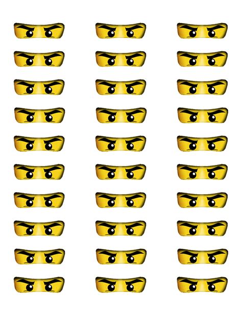 Ninjago Eyes Printables Gallery 10