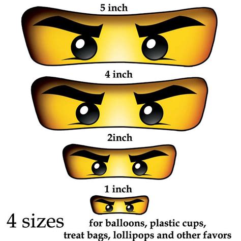 Ninjago Eyes Template 3