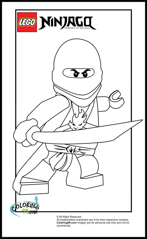 10 Free Ninjago Printable Coloring Pages